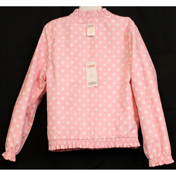 2008 Gymboree Ice Cream Social Easter Jacket sz 8 Reversible Ruffle Polka Dot - Picture 8 of 10
